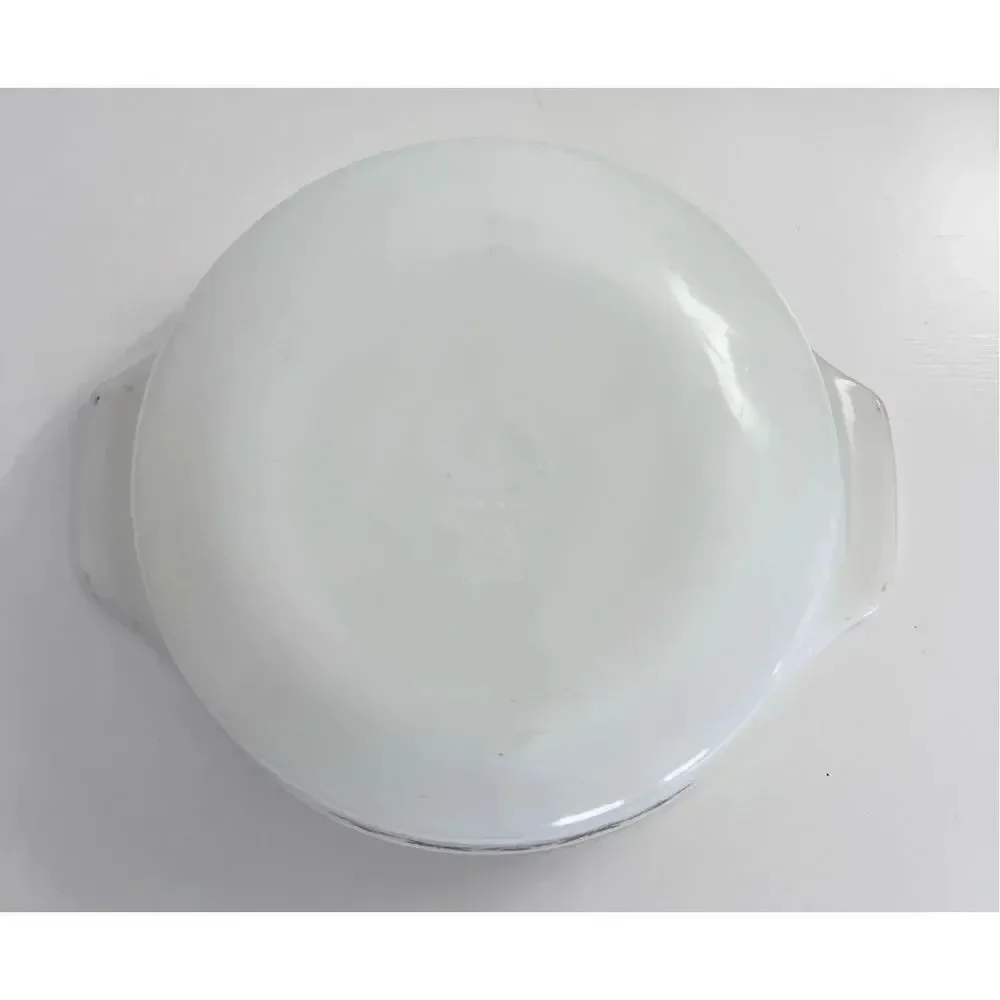 Vintage Anchor Hocking Fire King Green Meadow 1.5 Quart Casserole Dish 437